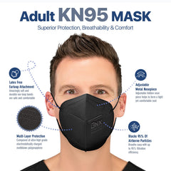 BNX KN95 Face Mask Model E95 USA manufactured