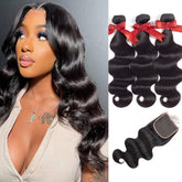 Body Wave Bundles with Closure 18 20 22 16 product image