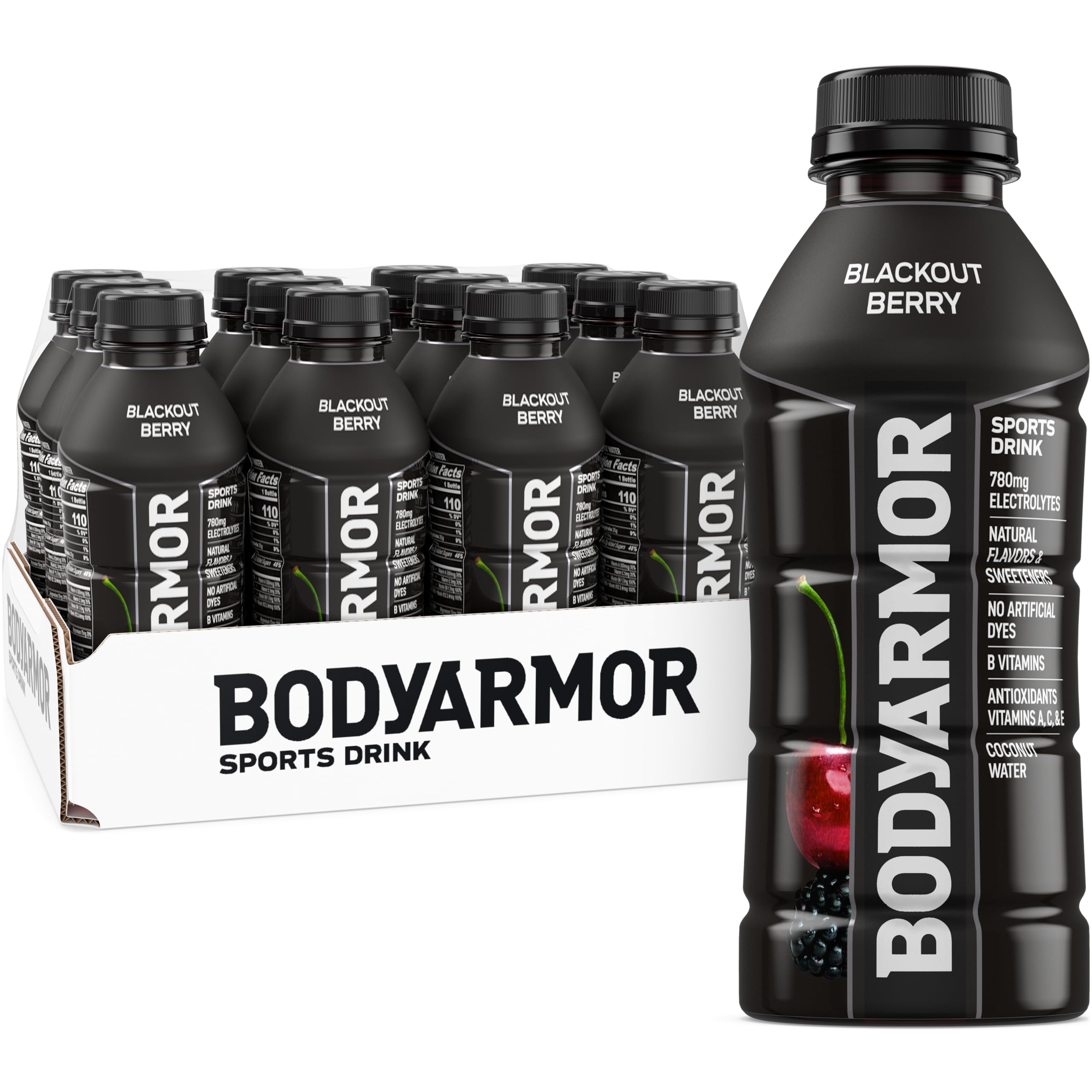 BodyArmor sports drink Blackout Berry 16oz