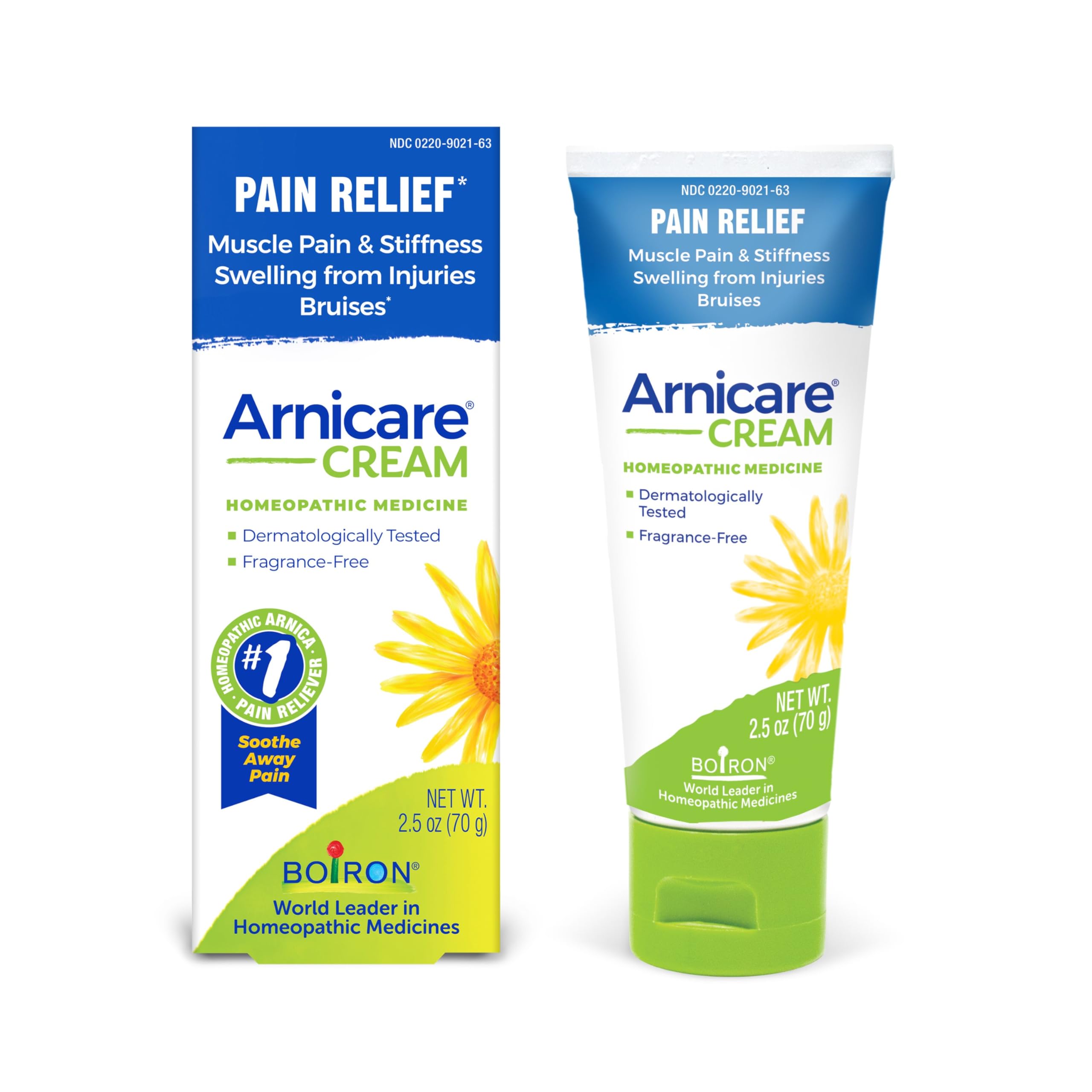 Boiron Arnicare Cream 2.5 oz for joint and muscle pain