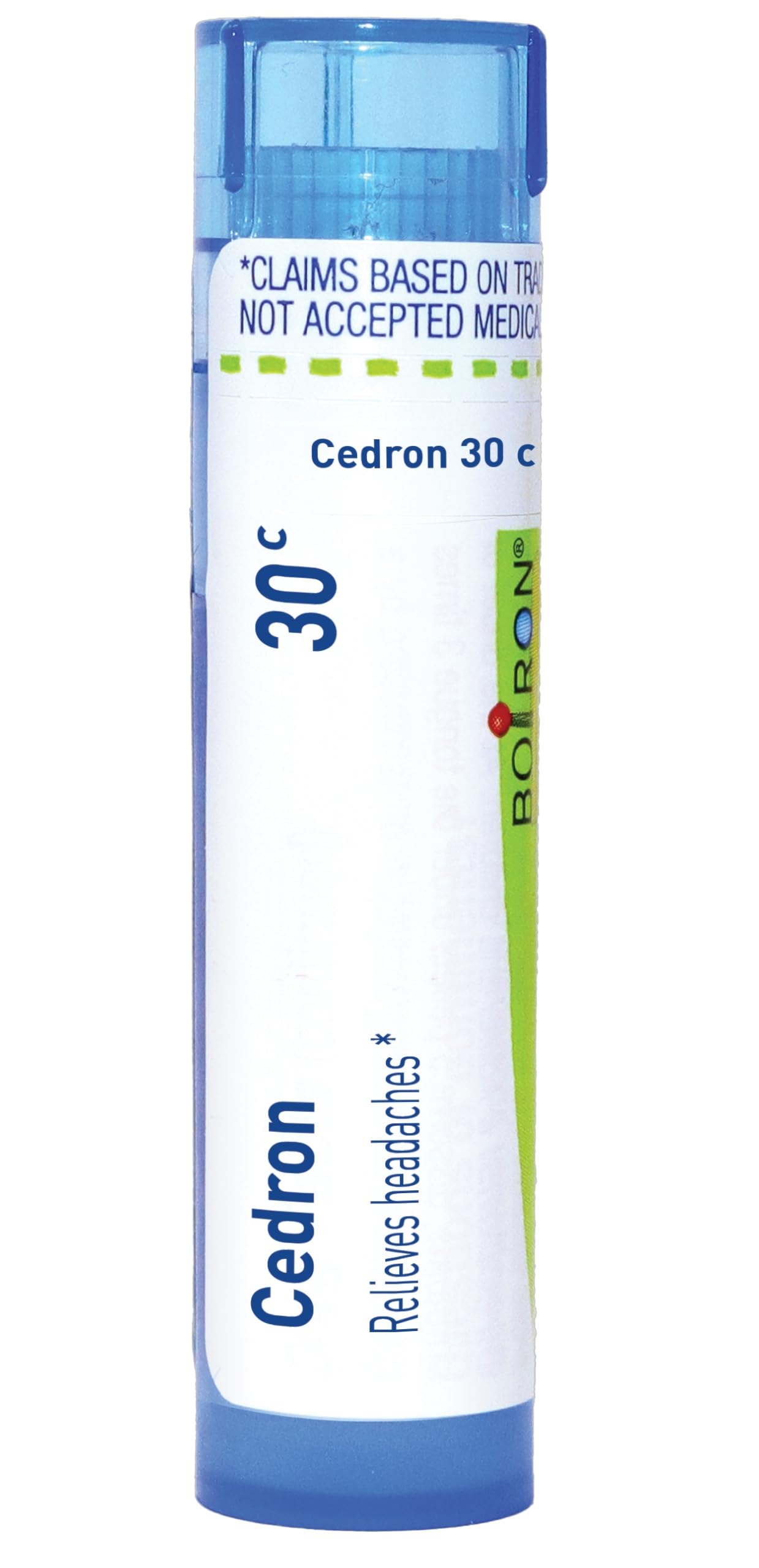 Boiron Cedron 30C headache medicine in dispensing tube