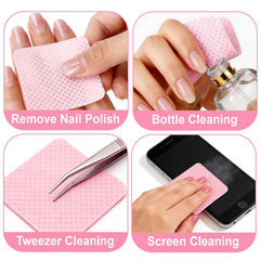BONXAXK polish remover wipes label