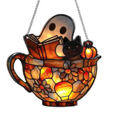 Boo Cup book ornament for women made of acrylic with ribbon