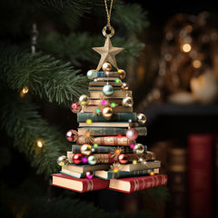 Book Club Ornament holiday decor gift image