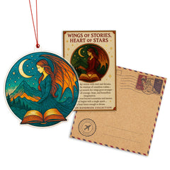 Book lover gifts for women ornament on display