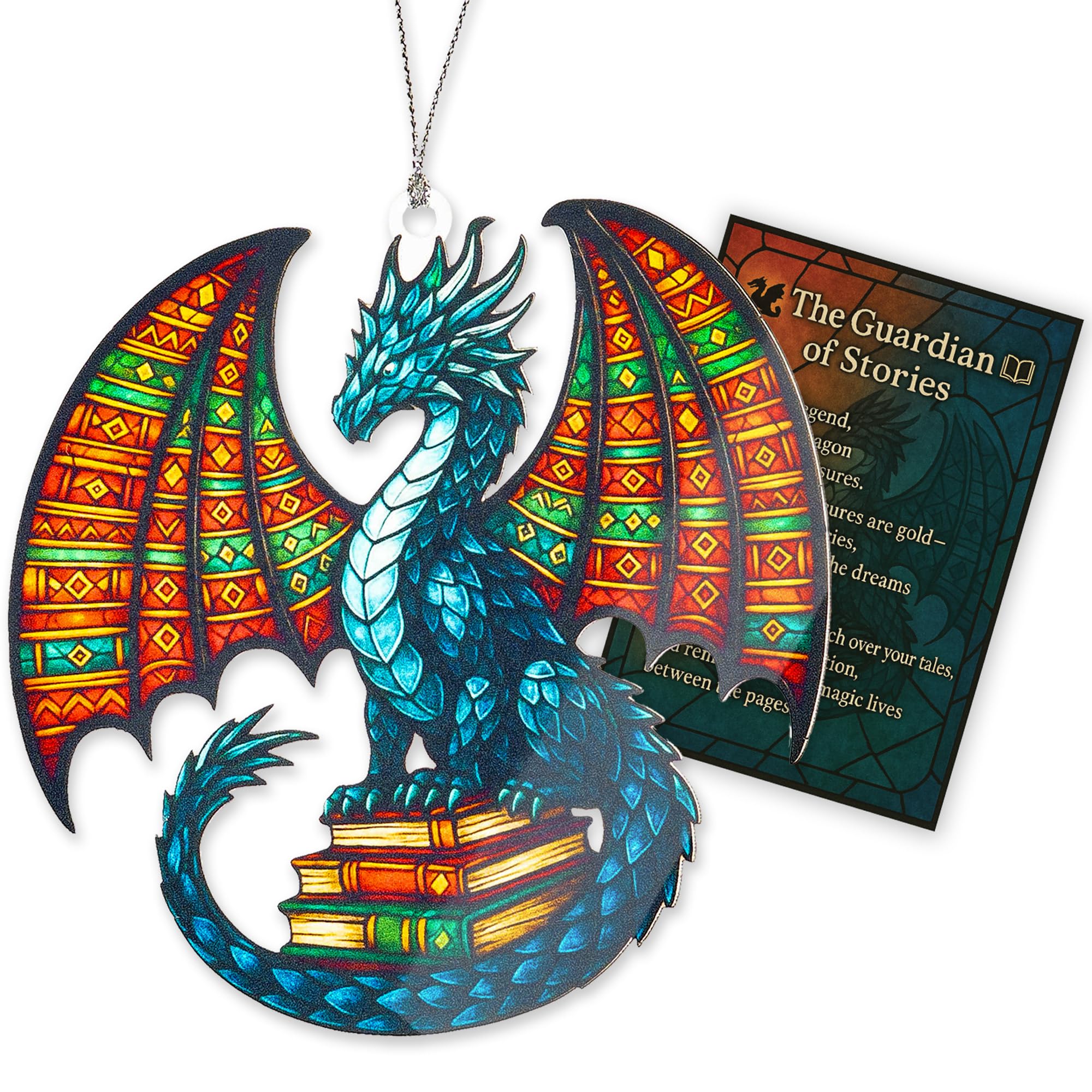 Book Lovers Gifts for Women ornament designed for tree and shelf decor