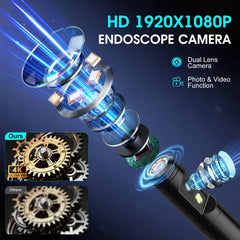 IP67 waterproof borescope with 1920P HD viewing