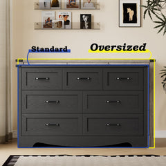 Overall dimensions 15.75 D x 57.09 W x 31.5 H BORNOON dresser