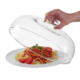 12 inch borosilicate glass microwave splatter cover