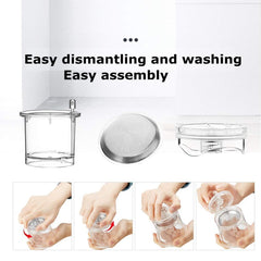 dishwasher safe borosilicate glass teapot with infuser