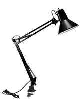 Bostitch VLF100 LED swing arm desk lamp with clamp mount