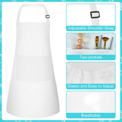 Kids apron with two pockets and 18 x 24 inch size