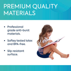 Latex and phthalate free wiggle seat with pump included