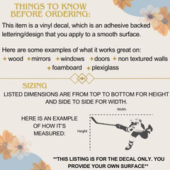 Boy's bedroom wall decor vinyl decal