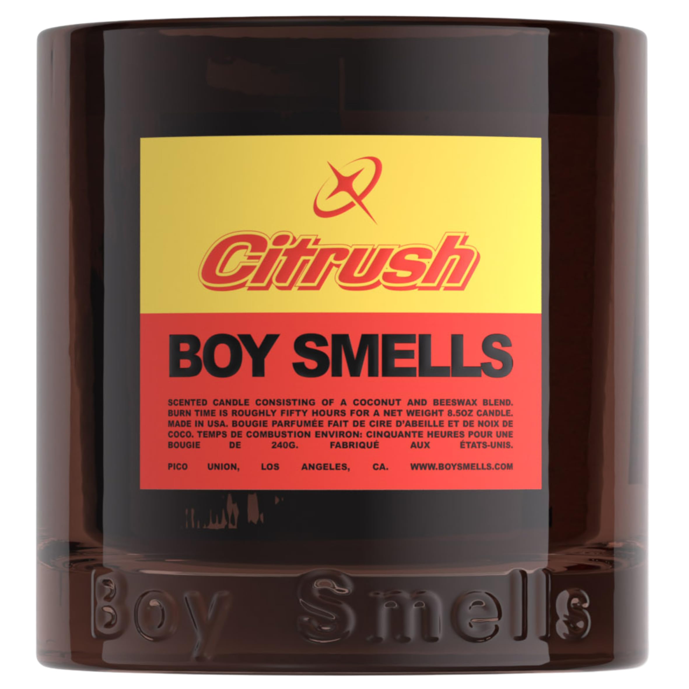Boy Smells Citrush Candle 8.5oz glass jar