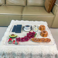 BPA free acrylic tray decorative and functional