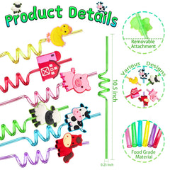 Food-grade BPA-free plastic straw for kids and adults