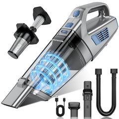 BQYPOWER Handheld Vacuum Cordless Rechargeable 16000PA suction