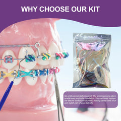 20cm orthodontic elastic braces chains