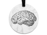 Brain Ornament aluminum two sided design front image