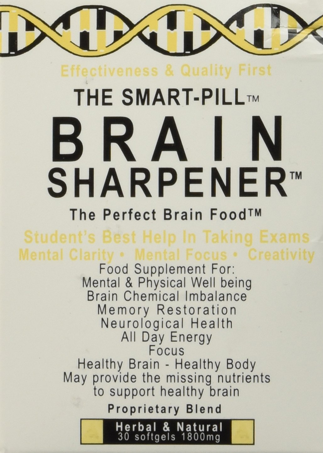 Brain Sharpener dietary supplement packaging image 1
