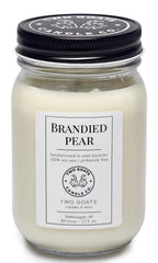 Brandied Pear Soy Candle 12 oz hand poured in USA