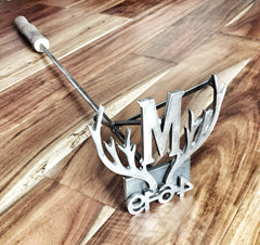 Branding iron with 24 inch loop handle configuration