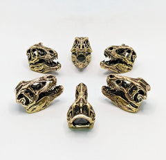 Brass handmade animal skeleton figurine photo