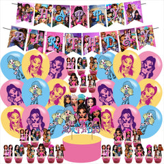 Bratzz Birthday Party Supplies cartoon party balloons kit image