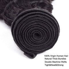 Brazilian virgin hair bundles deep wave product image