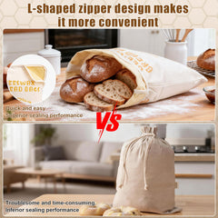 Reusable beeswax bread bag Nisuez 2 pack
