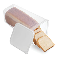 Bread Box for Kitchen Countertop tall bread container with lid on counter