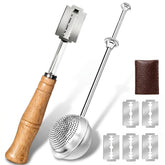 Bread Lame and Flour Duster Sets with wooden handle and blades