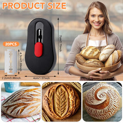 Close up of ergonomic grip on SUMAJU bread lame