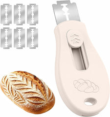 Bread Lame Sourdough Scoring Tool beige with 5 blades