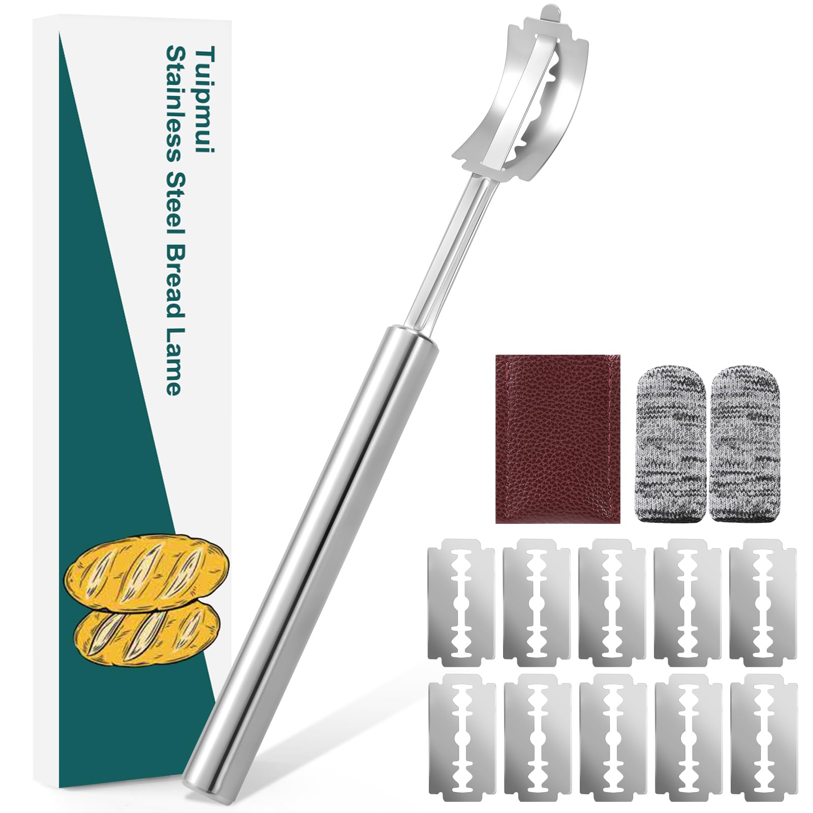 Bread Lame with stainless steel handle