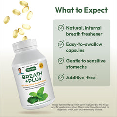 breath plus internal breath freshener packaging with plant oils