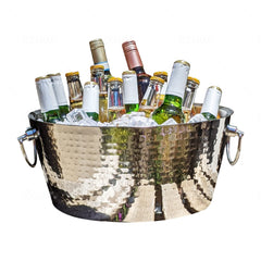 BREKX hammered stainless beverage tub 12qt