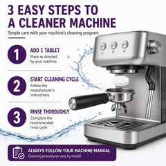 YQXYH coffee oil removal tablets for espresso machines