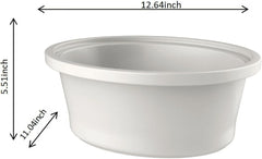 Brilliant Blooms floral pattern on slow cooker exterior