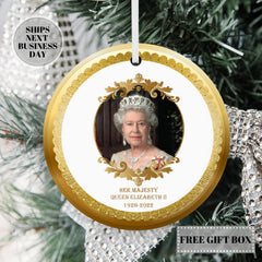 3 inch ceramic ornament with hanging loop