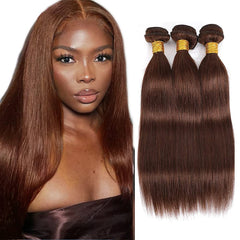 Brown Bundles Human Hair Straight Bundles product image