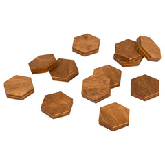 Handmade hexagonal magnets not designed as toys for children