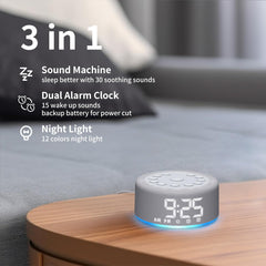 Brown Noise Machine with Alarm Clock display