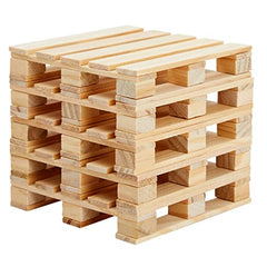 Durable wood construction Juvale coasters for home or office use