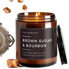 Brown Sugar & Bourbon candle 8 oz size