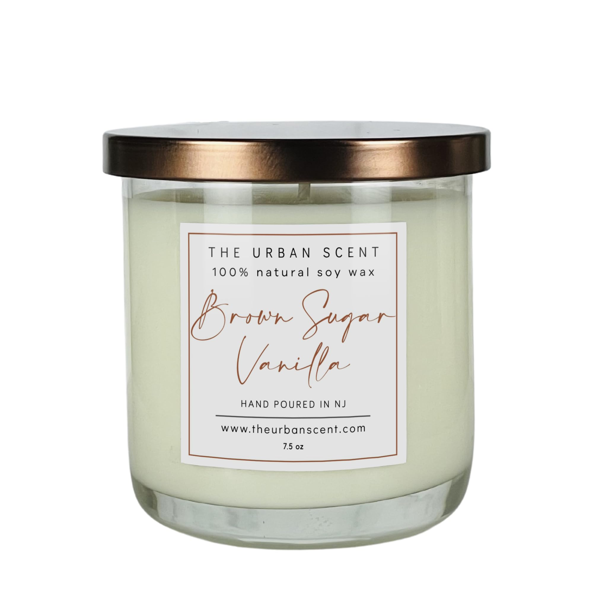 Brown Sugar Vanilla Candle 7.5 oz soy candle made in the USA
