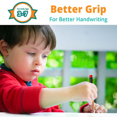 Pre-sharpened pencils with bulky erasers and free sharpener included
