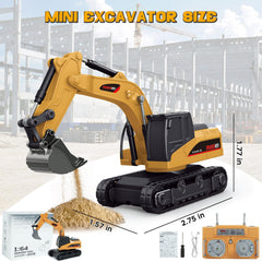 BRRRRT Type-C direct charging rc excavator toy