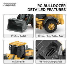 BRRRRT mini excavator included in four-vehicle set